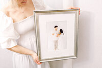 Fine art albums with linen cover offered by Cincinnati Maternity Photographer