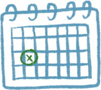 Calendar icon for Atlanta interior designer