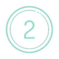 Green Icon with the number 2 in a circle
