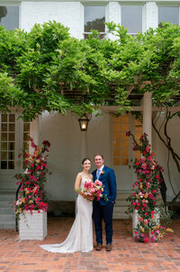 Outdoor wedding ceremony in Texas