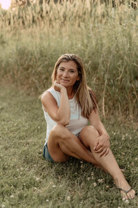 a headshot of a New Jersey family photographer