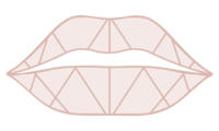 pink lip illustration