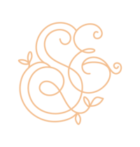 Spell Events submark logo apricot