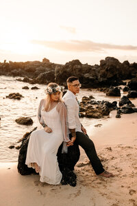 Secret Beach Maui Elopement