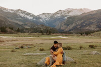 rocky mountain national park engagement session