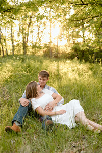 detail shot of engagement ring