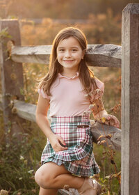 NJ portrait photo of little girl