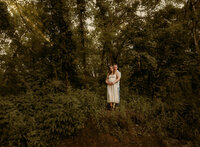 Intimate maternity portrait session in St. Paul, focusing on the personal journey of motherhood with warm, heartfelt images.