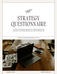 strategy questionnaire