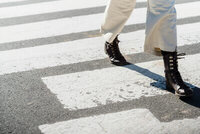 copywriter for your small business walking across a street