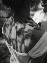 couple holding each other