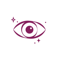 magenta eye icon