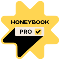 Certified HoneyBook Pro Badge in 