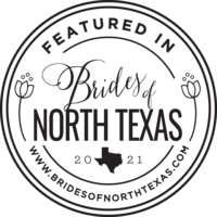 Featured in Brides of North Texas 2021 logo