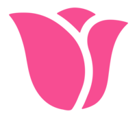 The Tallest Tulip tulip icon pink