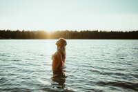 Zwangerschap golden hour shoot