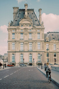 Château in Paris with soft morning light