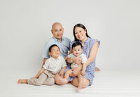Bride and groom walk up memorial steps at their DC wedding