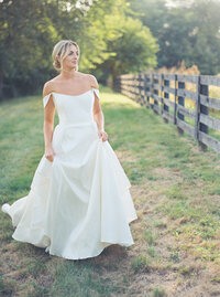 bridal portrait by Indiana wedding photographer