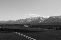 Teton Mountain Range in Jackson Hole Wyoming photographed by Jackson Hole LUXURY DESTINATION wedding photographer Magnolia Tree Photo Company