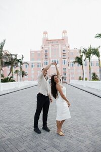 Downtown celebration photographed by wedding photographers in st petersburg fl

