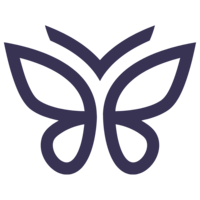 Kidwell Coaching and Consulting Butterfly Icon in Tan.