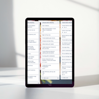 The ultimate wedding planning checklist for organized brides and planners. A 12-month digital wedding planner with checklists, sub-checklists, notes, and photo sections to track every detail effortlessly. Downloadable and editable on laptop or phone.