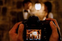 The view through a camera representing the inclusion of photographer vendors at The Crush Collective wedding expo.