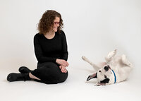 portrait of a professional photographer in Northville, dedicated to capturing senior portraits and personal branding images.