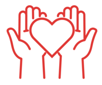 Community Event Icon for pizza catering