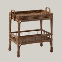 Ratan drink tray cart - Nadine Stay