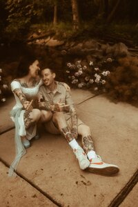 tatted-couple-elopement-photo