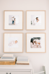 Four frames curated to fir this family and home for years to come.
