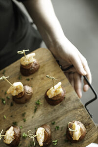 Shrimp skewers made by Mason Dixon Catering