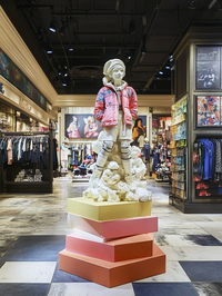 Kunst en branding gecombineerd in retailomgevingen