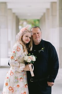 Katie and Chris Whitcomb at their 15th anniversary vow renewal 