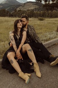 Black Wedding Outfits at RNMP Elopement