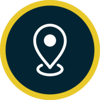 Location pin icon representing Black Bear Roofing's local expertise in Ohio’s climate.