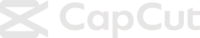 CapCut Logo white