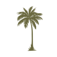 A silhouette of a palm tree icon for Sunshine Coast Photographer, Nicci K