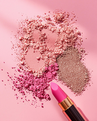 Pink Makeup Composition