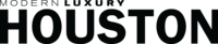 Modern Luxury Houston logo, a magazine featuring high-end lifestyle and wedding stories in Houston.