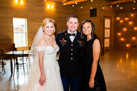 Eleanor Stenner with bride and groom at Birmingham wedding 