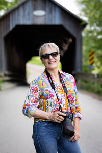 BlanchePhotographe dans les Cantons-de-l'Est au Québec portrait personnel