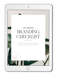 Branding Checklist - Freebie - monarch design co