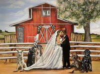A photo of Kira and her husband