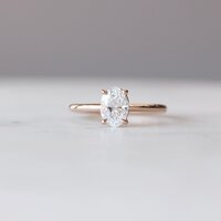 oval solitaire