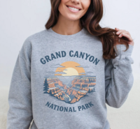 Grand Canyon National Park Sweatshirt - Sport Grey Thumbnail