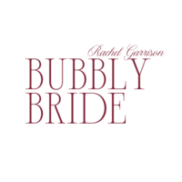 Bubbly Bride Planning Log featuring the letter B B with a champagne glass graphic. 