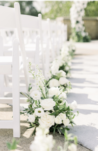 Katherine's Fleur Bar, Indiana wedding florist, with centerpiece